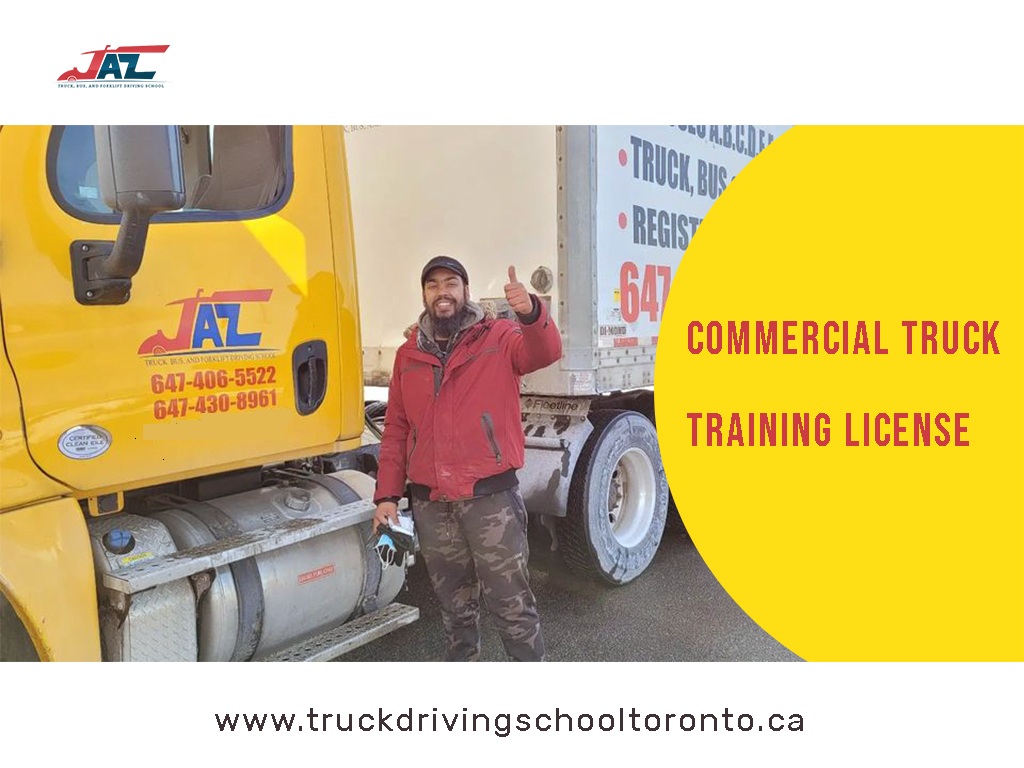 Commercial truck training license